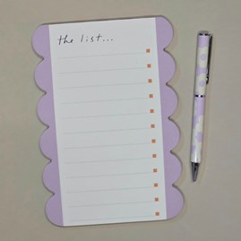 Caroline Gardner Home Accessories Lilac Daily Planner Notepad Memo Pads Notebooks Organisers
