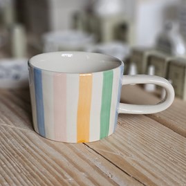 Caroline Gardner Multi Stripe Mug