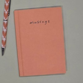 Caroline Gardner Orange A6 Softback Notebook Caroline Gardner Home Accessories Plain Orange Daily Planner Notepad Memo Pads Notebooks Organisers