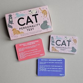 Cat Pet Personality Test Fun Novelty Quirky Gifts For Cat Lovers Gifts For Pet Lovers Personality Cards Advice Cards