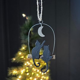 Cats and the Moon Hanging Decoration Cats and the Moon Hanging Decoration