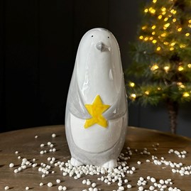 Christmas Table Decorations Festive Gifts Porcelain Gifts Ceramic Penguin