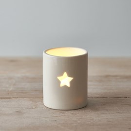 Ceramic Tea Light Star Holder