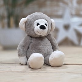 Charlie Bears Cheeky Monkey Pebble Grey Handmade Super Soft Cuddly Fluffy Toy Plush Unique Charlie Bears New Baby Gifts Grey Monkey