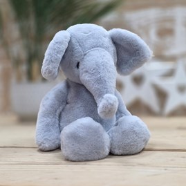Charlie Bears Effie Elephant Cloudy Grey Handmade Super Soft Cuddly Fluffy Toy Plush Unique Charlie Bears New Baby Gifts Elephant