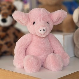Handmade Super Soft Cuddly Fluffy Toy Plush Unique Charlie Bears New Baby Gifts Pink Pig Piglet