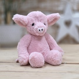 Charlie Bears Truffles Piglet Bubblegum Pink Handmade Super Soft Cuddly Fluffy Toy Plush Unique Charlie Bears New Baby Gifts Pink Pig Piglet