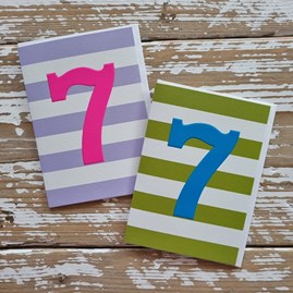 Children's 7th Birthday Card Children's 7th Birthday Card