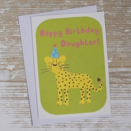 Children's 'Happy Birthday Daughter!' Party Animals Card Children's 'Happy Birthday Daughter!' Party Animals Card