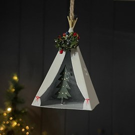 Christmas Tipi Hanging Christmas Decoration Christmas Tipi Hanging Christmas Decoration