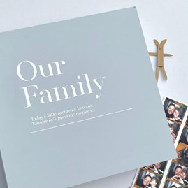 Coffee Table 'Our Family' Memory Album