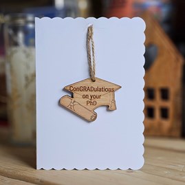 Graduation Gifts Sentiment Keepsake Gifts Wooden Hanging Decoration Card