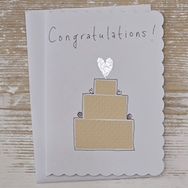 Handmade 'Congratulations' Wedding Card Exclusive Handmade Hand Drawn Unique Gift Card Greetings Cards Wedding Card Gifts For Weddings