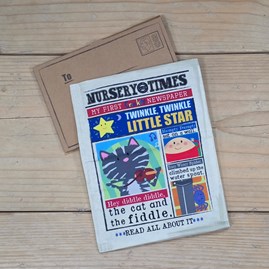 Tactile Soft Crinkly Newspaper Cloth Baby Book Sensory Toys New Baby Gifts Quirky Novelty Toys