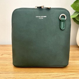 Cross Body Bag in Dark Green Gifts For Women Handbags And Accessory Gifts Cross Body Bags Dark Green detachable strap