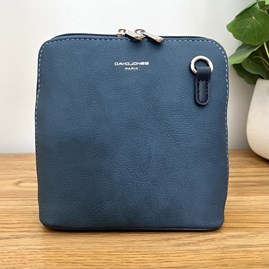 Cross Body Bag in Denim Blue