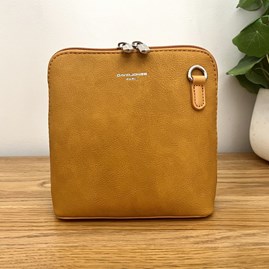 Cross Body Bag in Mustard Yellow