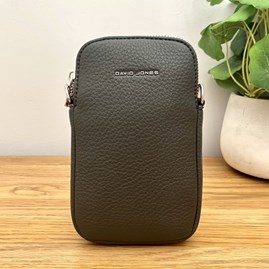 Cross Body Phone Bag in Dark Grey