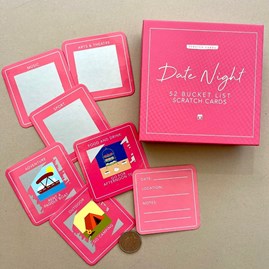 Date Night Bucket List Scratch Cards Date Night Bucket List Scratch Cards