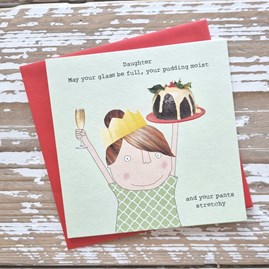 'Daughter…Pants Stretchy' Christmas Card