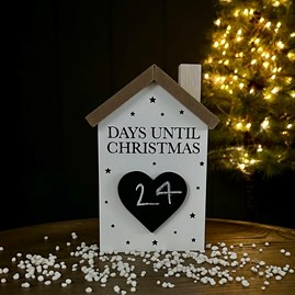 Christmas Table Decorations Festive Gifts Wooden Countdown Advent Calendar