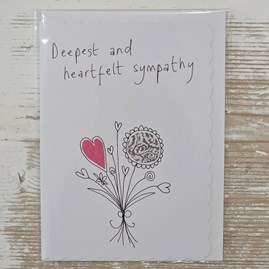 Exclusive Handmade Hand Drawn Unique Gift Card Greetings Cards Sympathy Card Bereavement Cards