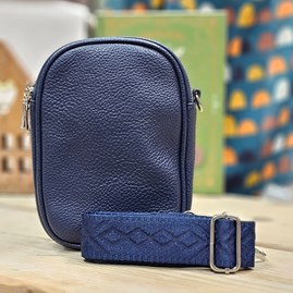 Gifts For Women Handbags And Accessory Gifts Double Zip Cross Body Bag Wide Fabric Strap