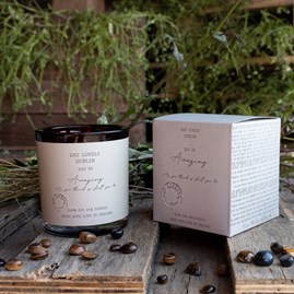 Eau So Amazing Candle with Tiger Eye Stones Home Fragrance Gifts Scented Candles Gifts Gifts For Women Gifts For Men Tiger Eye Stones