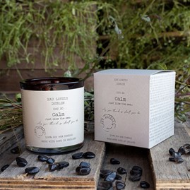 Eau So Calm Candle with Hematite Stones Home Fragrance Gifts Scented Candles Gifts Gifts For Women Gifts For Men Hematite Stones