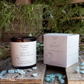 Eau So Special Candle with Green Aventurine Stones Home Fragrance Gifts Scented Candles Gifts Gifts For Women Gifts For Men Green Aventurine