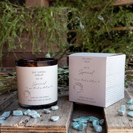 Eau So Special Candle with Green Aventurine Stones