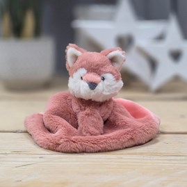 Ebba Eco Francis Fox Kit Luvster Comforter Ebba Eco Friendly Soft Cuddly Toy Plush Fox Soother Comforter Blanket New Baby Gifts