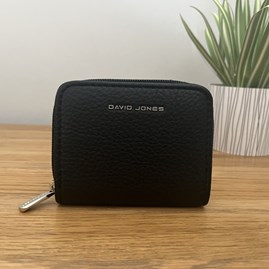 Gifts For Women Handbags And Accessory Gifts Faux Leather Textured Small Purse in Black