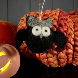 Felt Halloween Black Owl Felt Halloween Black Owl