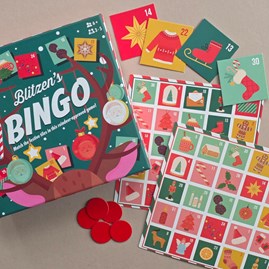 Festive Bingo Game Christmas Fun and Games Festive Bingo Family Fun Christmas Gifts Board Games