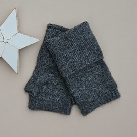 Fingerless Gloves in Dark Grey Clothing Accessory Gifts Warm Wool Gloves Fingerless Gloves Gifts For Women