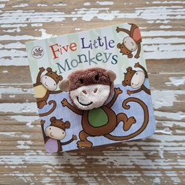 'Five Little Monkeys' Finger Puppet Book 'Five Little Monkeys' Finger Puppet Book