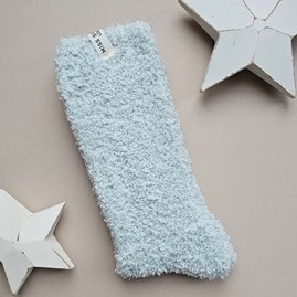 Fuzzy Plain Socks in Duck Egg Blue Warm Fluffy Snuggly Socks Gifts For Women Valentines Gifts Birthday Gifts Clothing Gifts