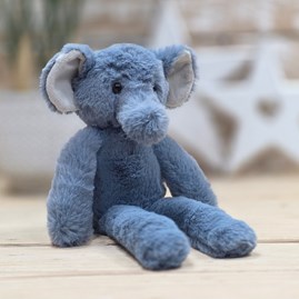 Cute Cuddly Super Soft Plush Toy Gifts For Children Newborn Gifts Bedtime Toy Blue Elephant