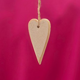 Glittered Wooden Heart Hanging Decoration Valentines Gifts Love Decorations Heart Decoration Hanging Wooden Heart