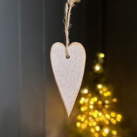 Christmas Gifts Christmas Decorations Festive Decoration Hanging Wooden Heart