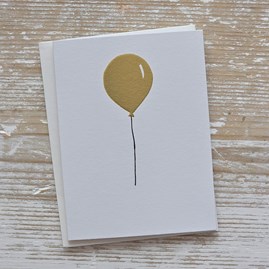 Gold Balloon Greetings Card Birthday Cards Gifts For Birthdays