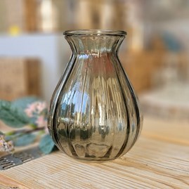 Green Glass Posy Vase Green Glass Posy Vase