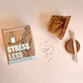 Grow Me Stress Less Lavender Gift Box Grow Me Stress Less Lavender Gift Box