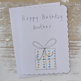 Handmade Birthday Brother Card