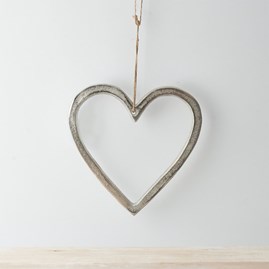 Hanging Aluminium Heart Decoration 20cm Hanging Decoration Gifts Hanging Metal Heart Valentines Gifts Wedding Gifts Anniversary Gifts