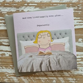 'Happily Ever After…Separately' Greetings Card