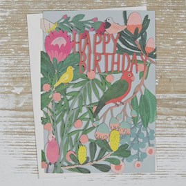 'Happy Birthday' Chicago School Lasercut Card 'Happy Birthday' Chicago School Lasercut Card