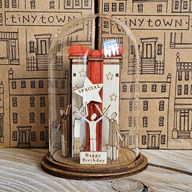 Happy Birthday Cloche Figurine