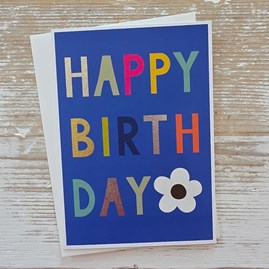 'Happy Birthday' Daisy Card 'Happy Birthday' Daisy Card